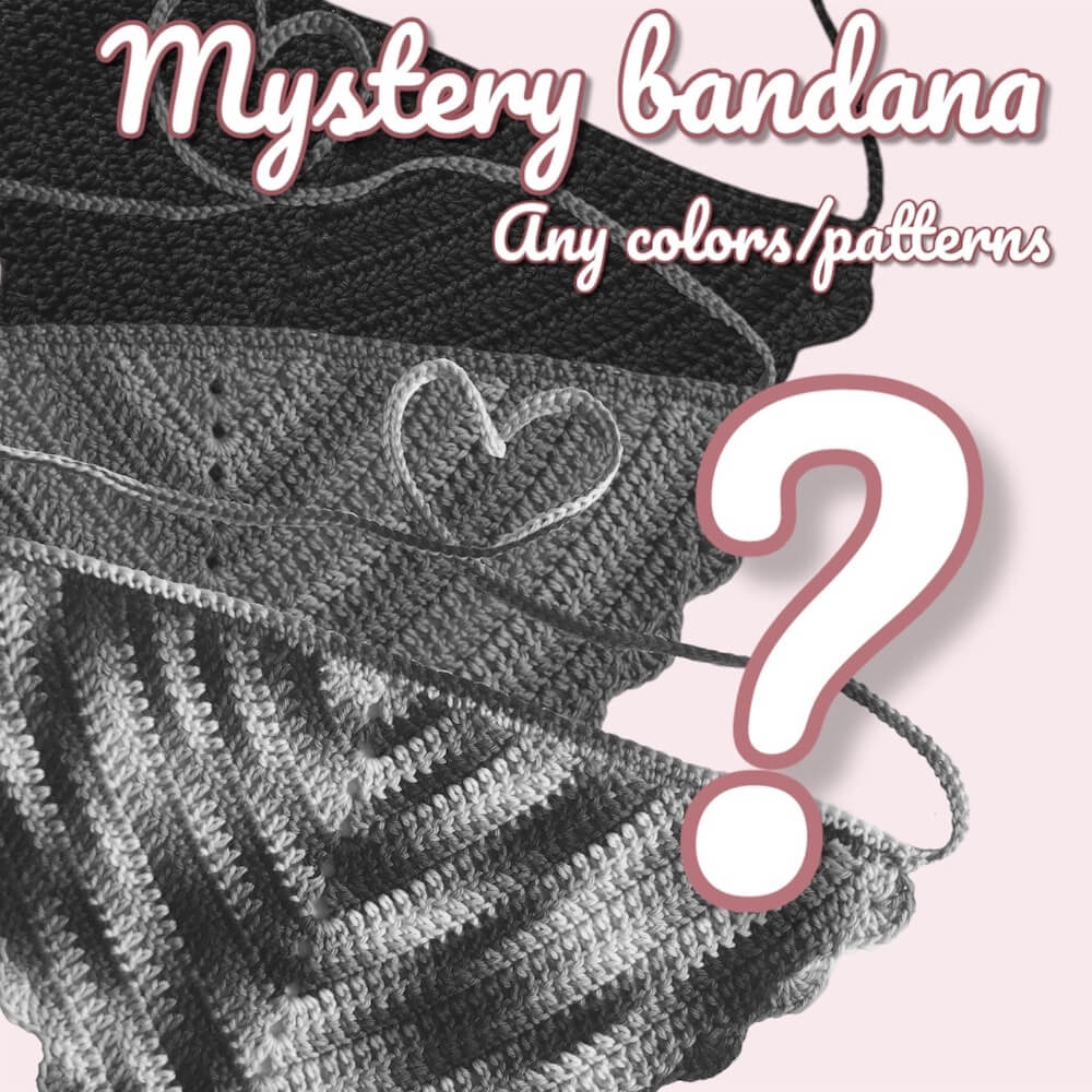Mystery Crochet Hair Bandana | Surprise Color Cotton  display picture 1