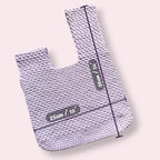 Lilac Japanese Knot Bag | Handmade Crochet Wristbag